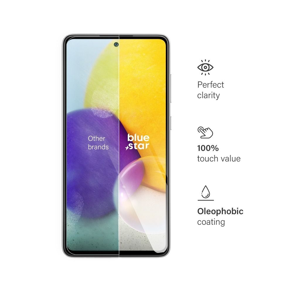 Samsung Galaxy A72 4G / 5G Blue Star Edzett Üveg