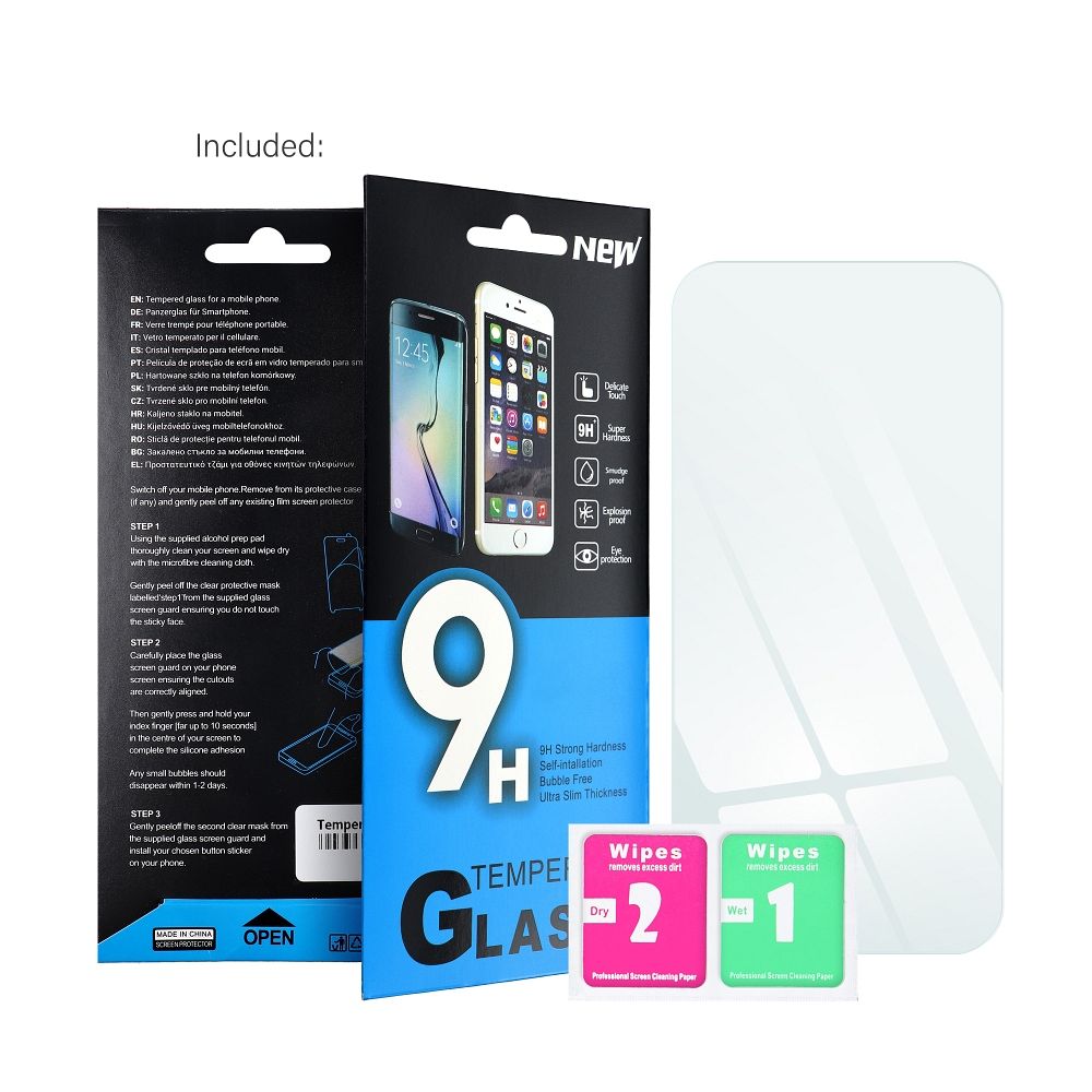 Xiaomi Redmi 9T előlapi üvegfólia, edzett, 9H, 0,3mm