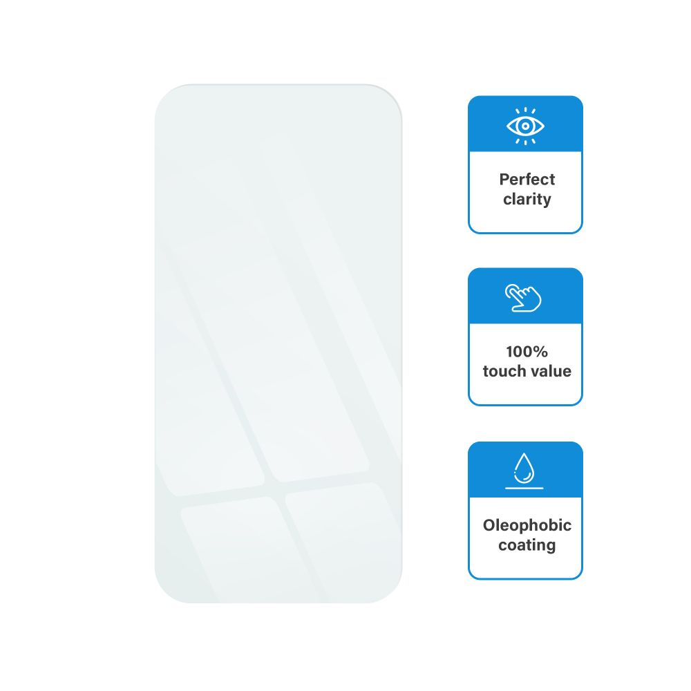 Xiaomi 13 Pro előlapi üvegfólia, edzett, 9H, 0,3mm