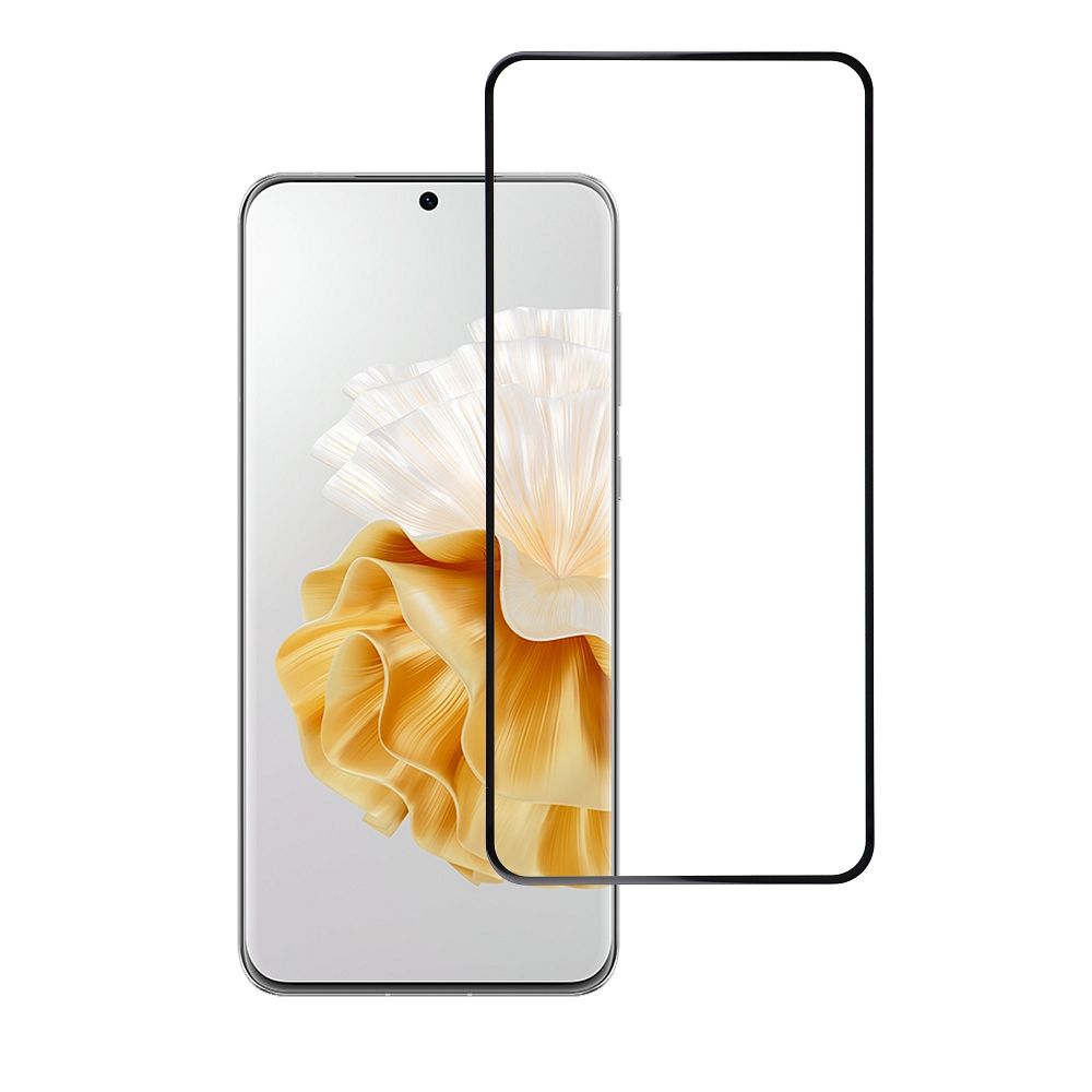HUAWEI P60 Pro (teljes ragasztás/kis méret) fekete Blue Star Edzett Üveg