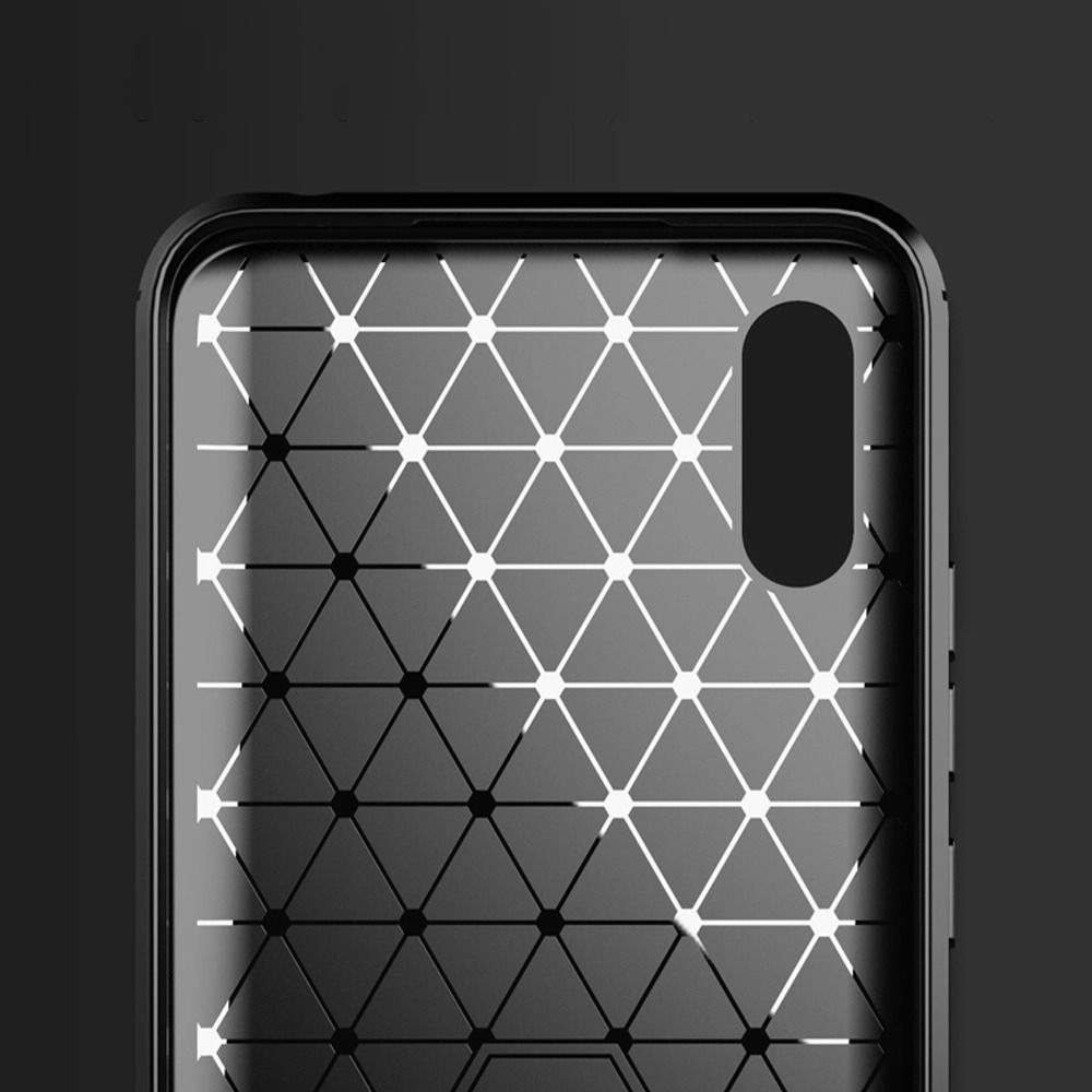 XIAOMI Redmi 9A / 9AT fekete KARBON tok