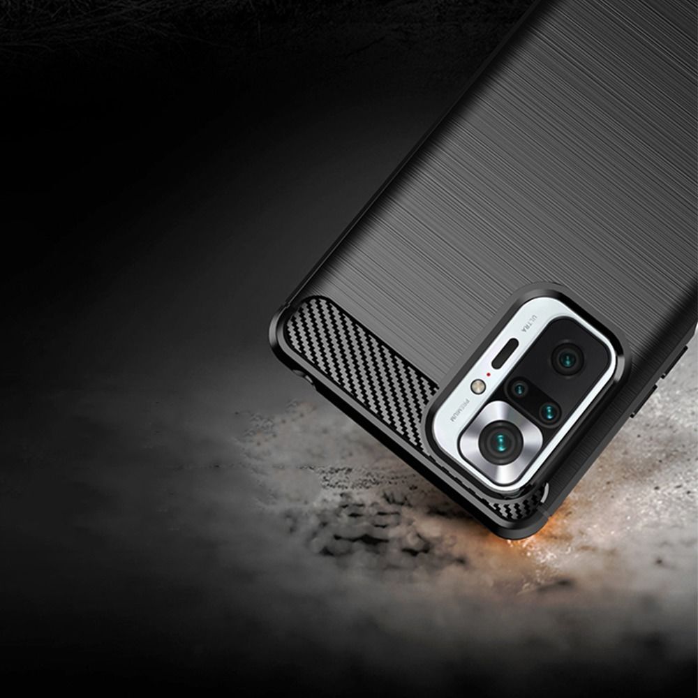 XIAOMI Redmi Note 10 Pro / Redmi Note 10 Pro Max fekete KARBON tok