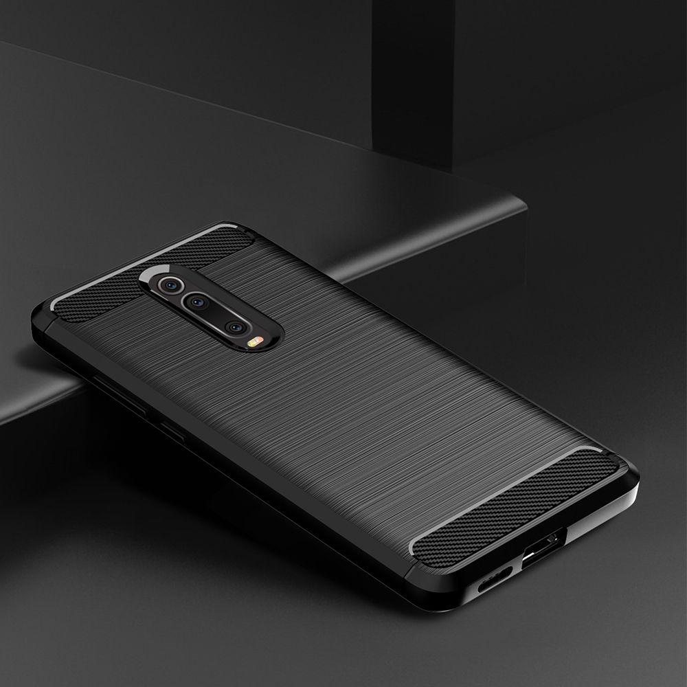 XIAOMI Redmi 9T / Poco M3 fekete KARBON tok