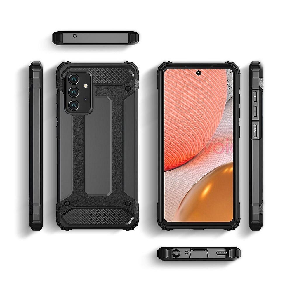 SAMSUNG A72 LTE (4G) / A72 5G fekete ARMOR tok