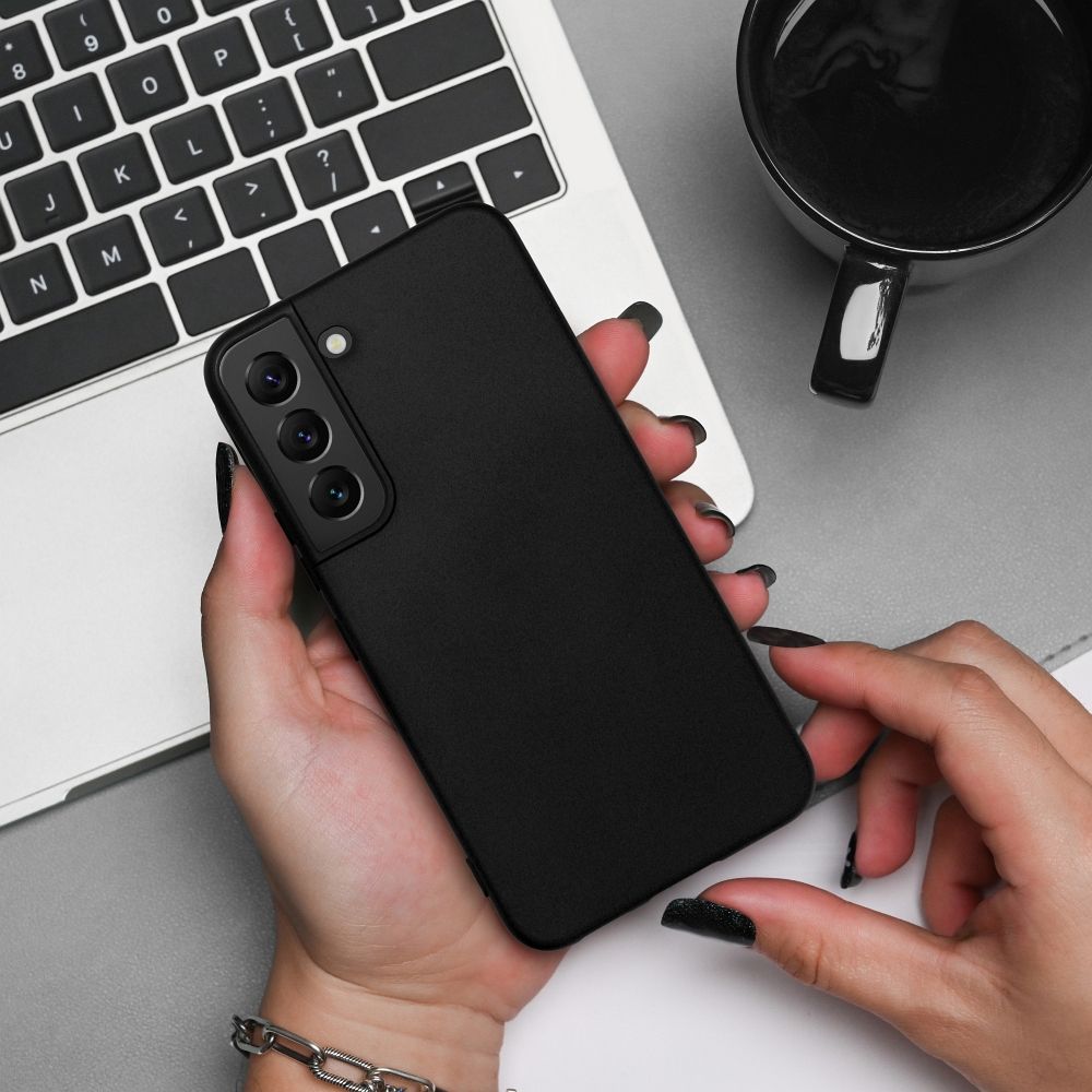 SAMSUNG Galaxy A42 5G fekete SZILIKON tok