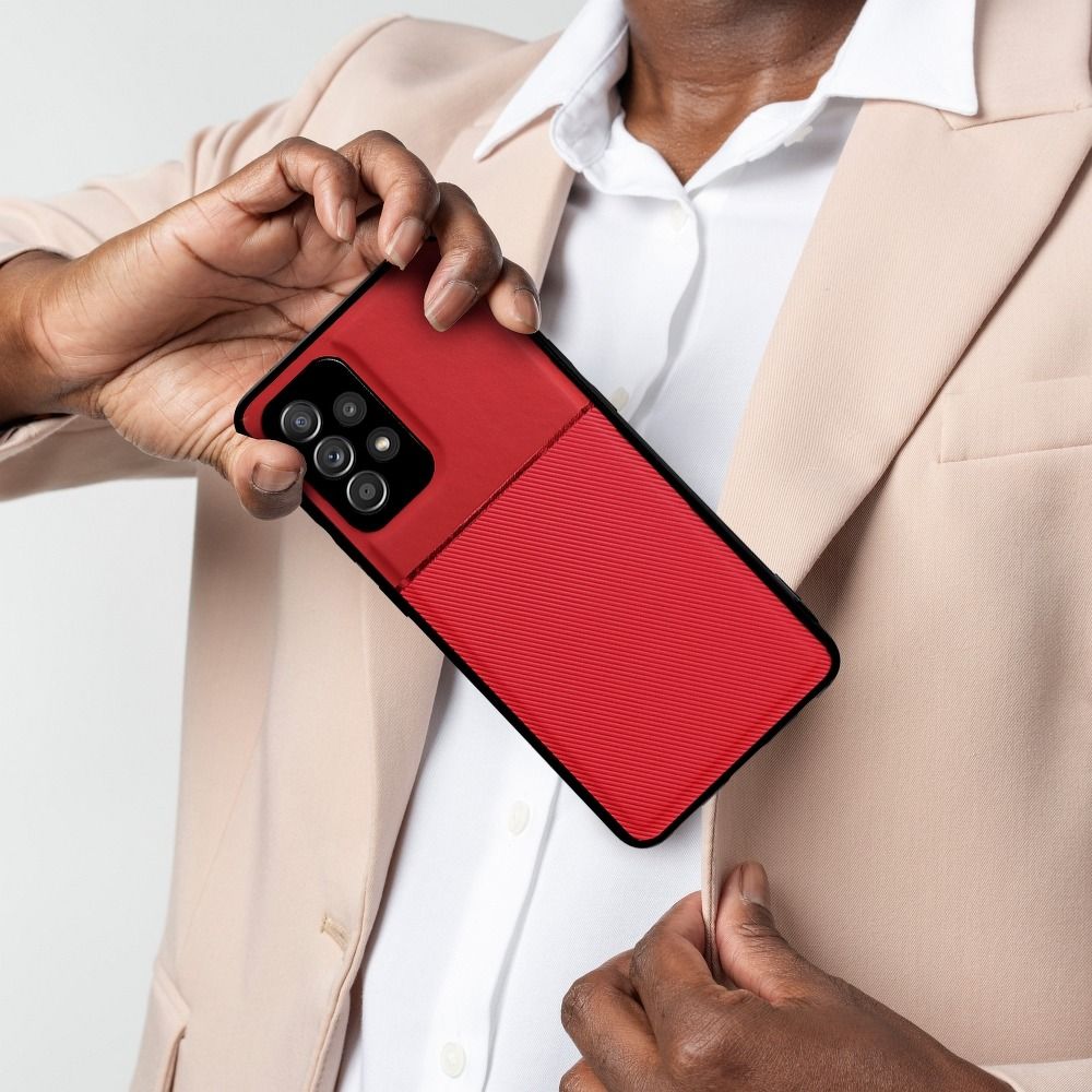SAMSUNG Galaxy A12 / M12 piros NOBLE tok