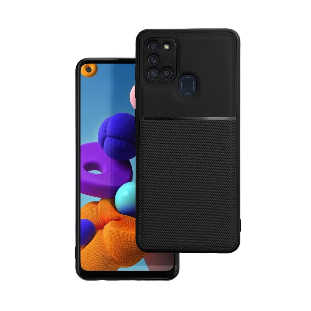 SAMSUNG Galaxy A21s fekete NOBLE tok