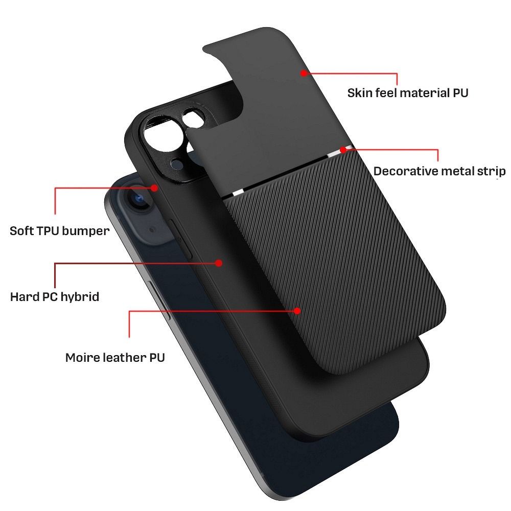 XIAOMI Redmi 9AT / Redmi 9A fekete NOBLE tok