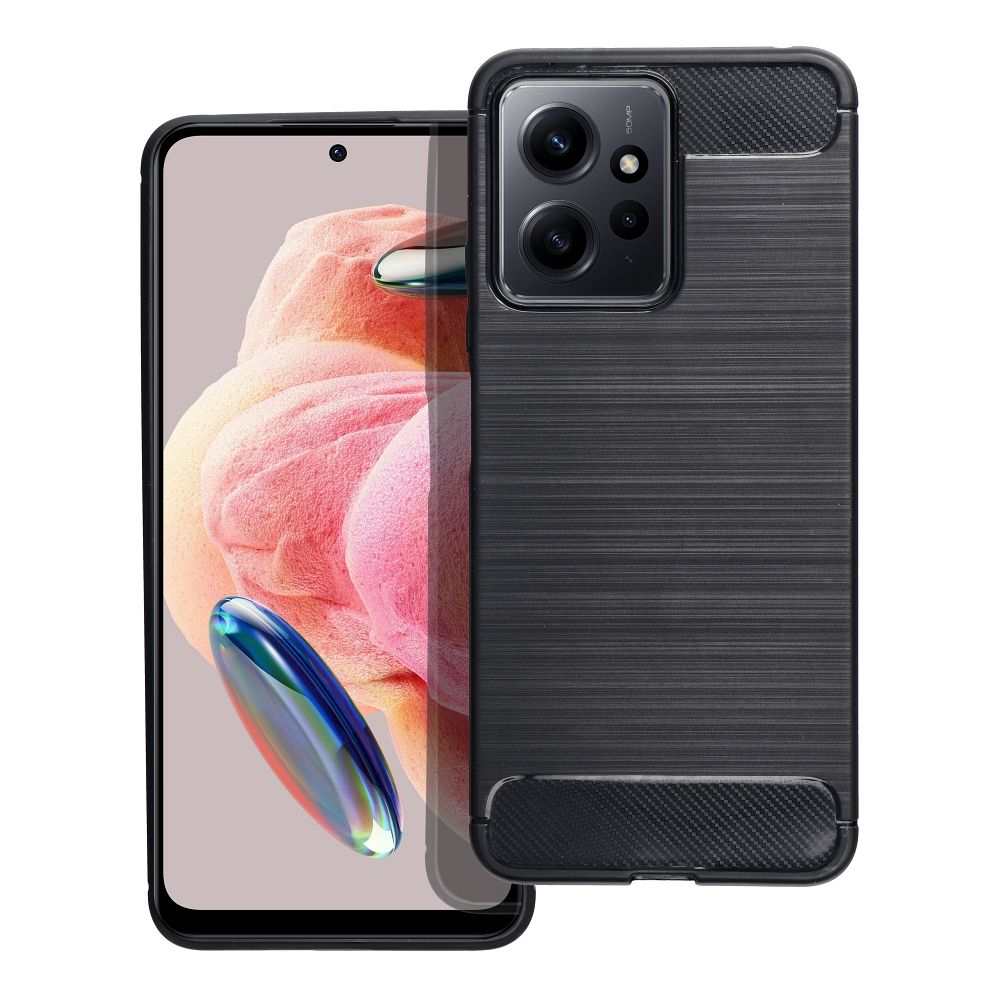 XIAOMI Redmi Note 12 4G fekete KARBON tok