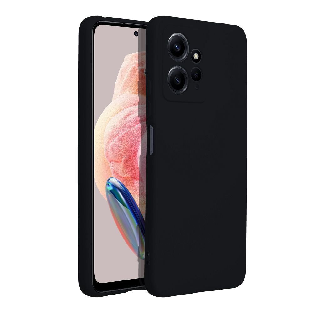 XIAOMI Redmi Note 12 4G fekete SZILIKON tok