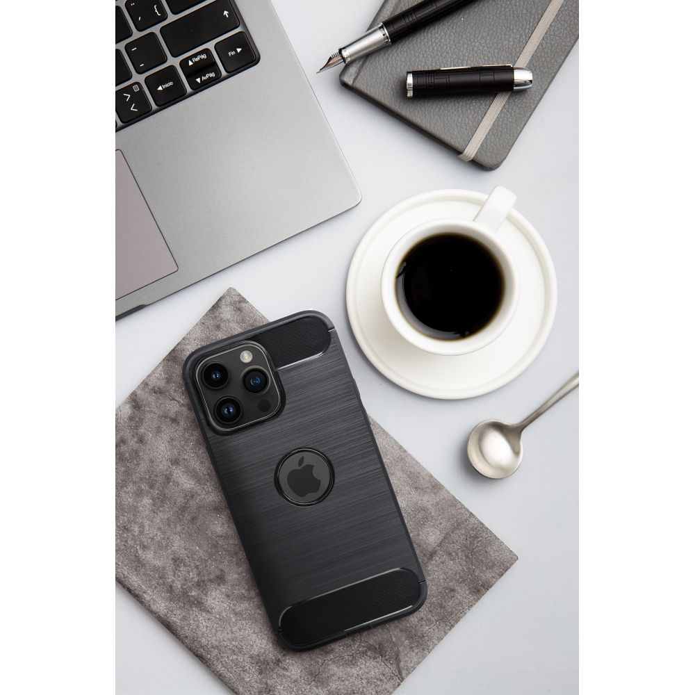 HUAWEI P60 / P60 Pro fekete KARBON tok