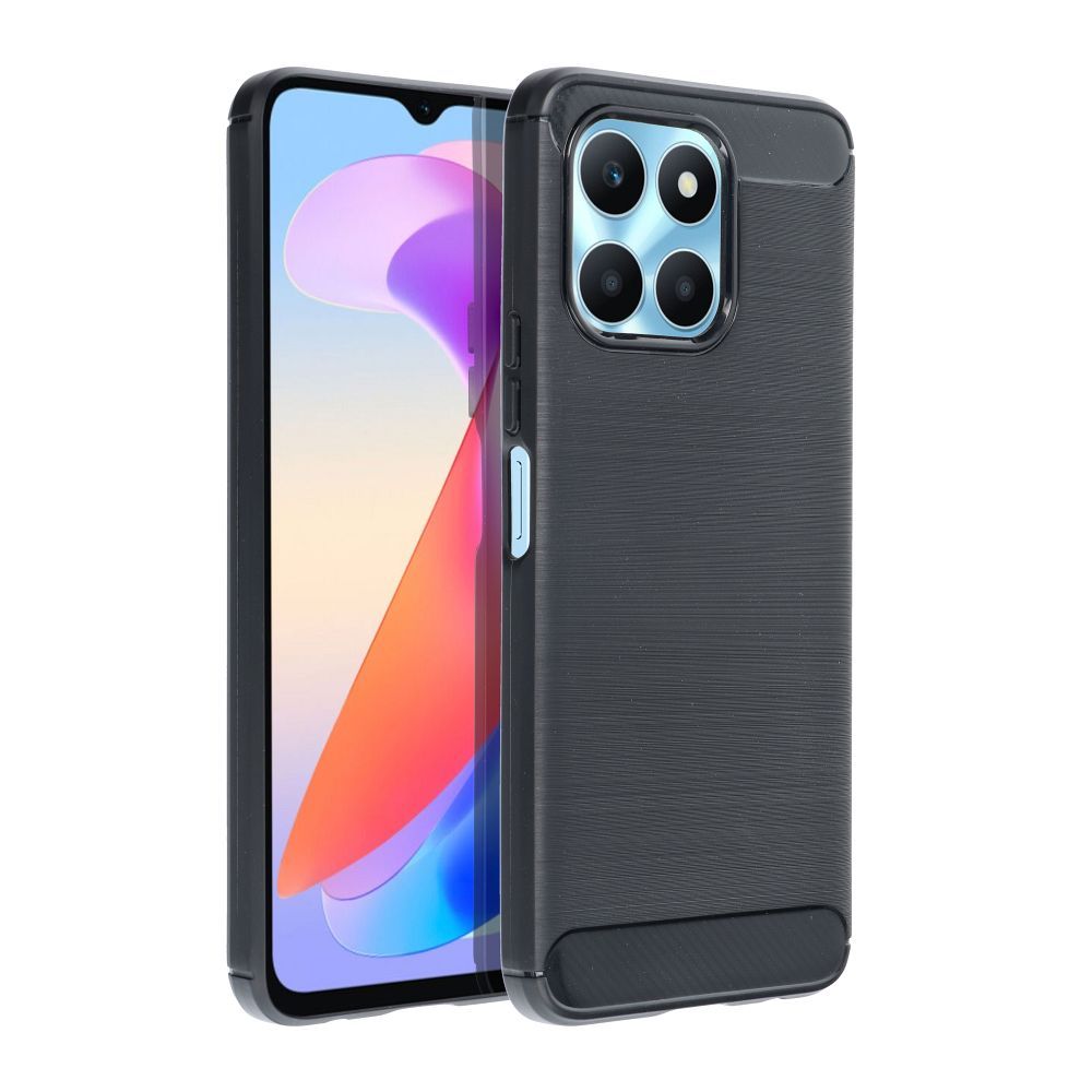 HONOR X6a fekete KARBON tok