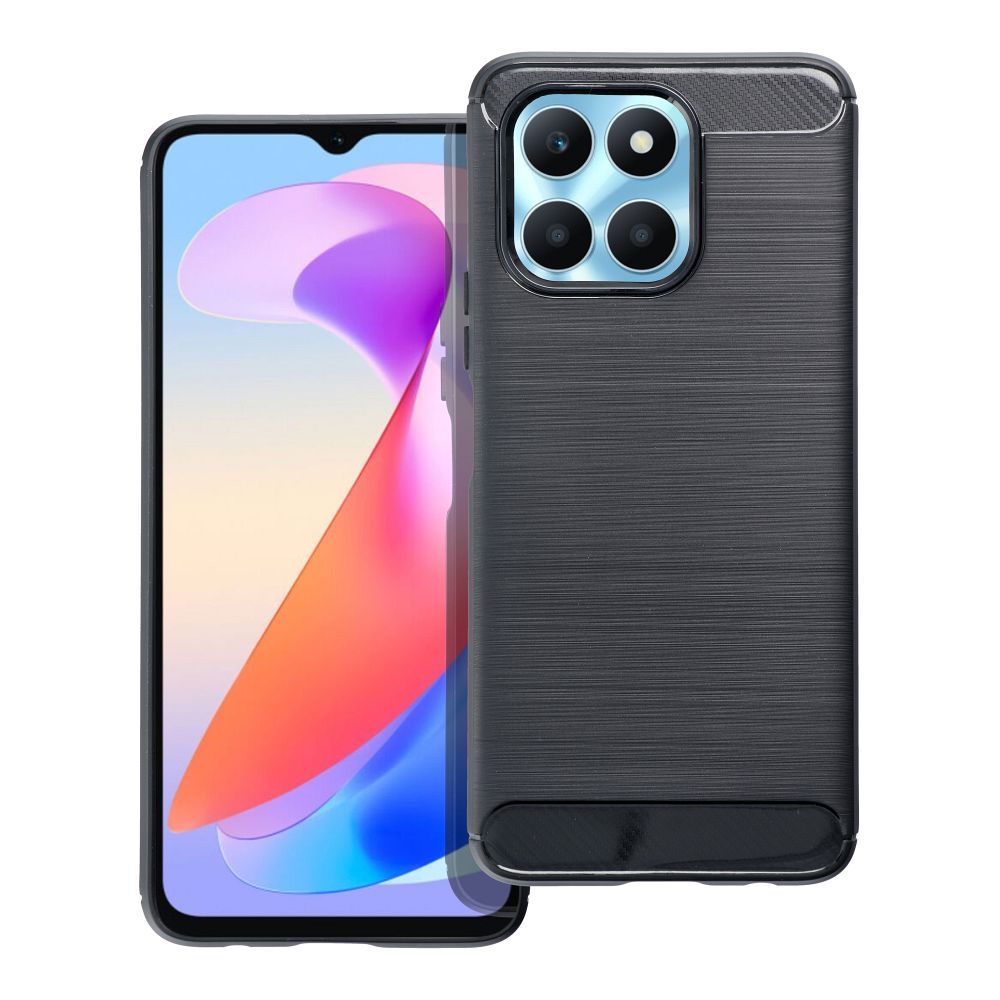 HONOR X6a fekete KARBON tok