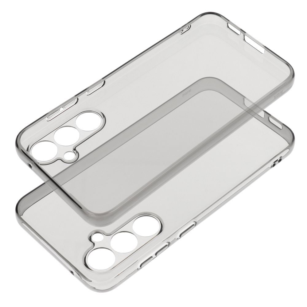 HONOR X8A átlátszó fekete PRÉMIUM 1,5 mm-es dobozos tok
