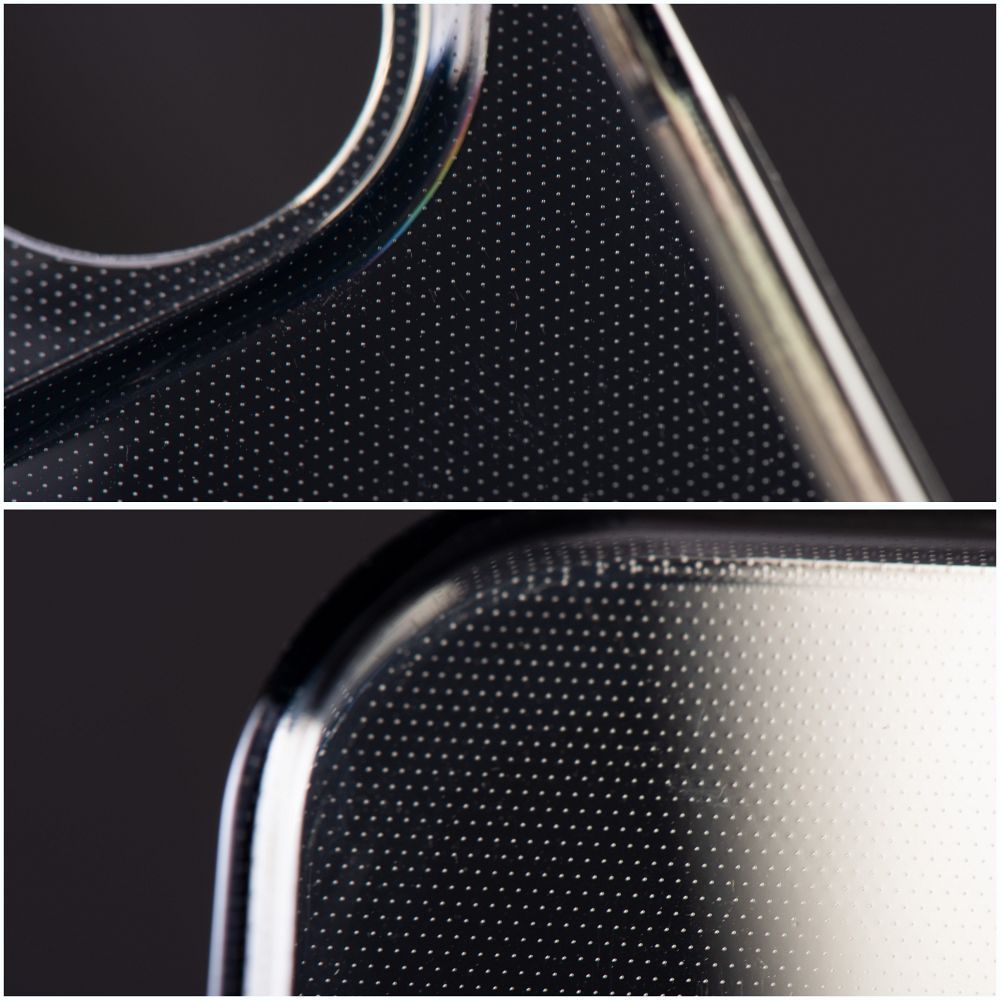HONOR X8A átlátszó fekete PRÉMIUM 1,5 mm-es dobozos tok