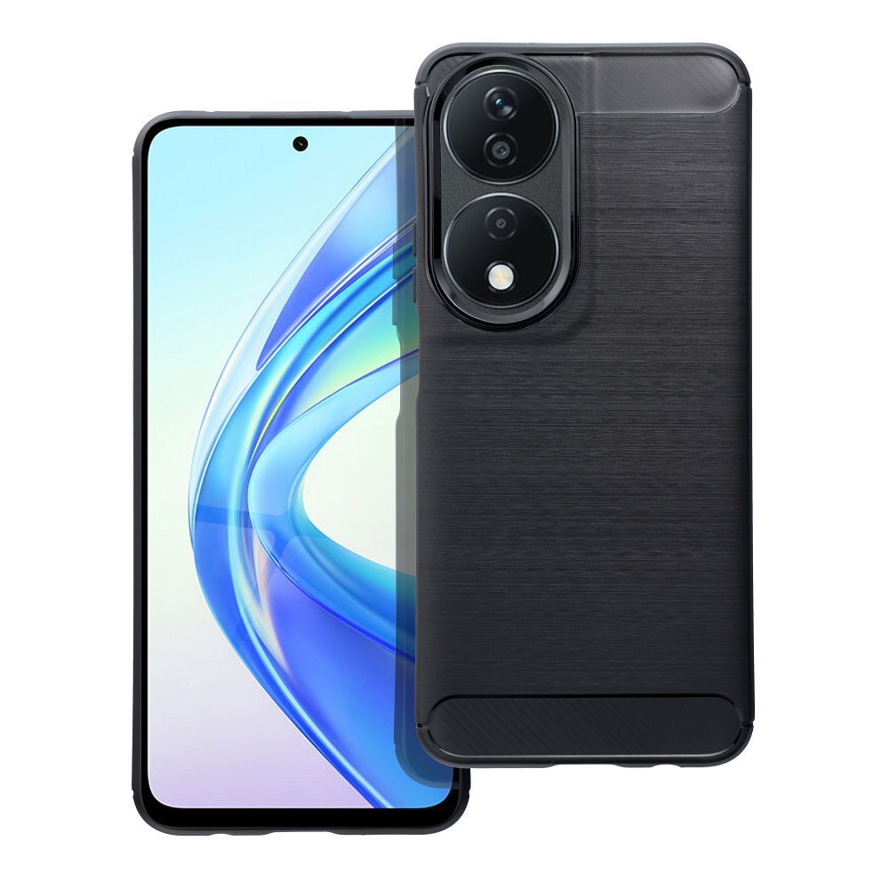 HONOR X7B fekete KARBON tok