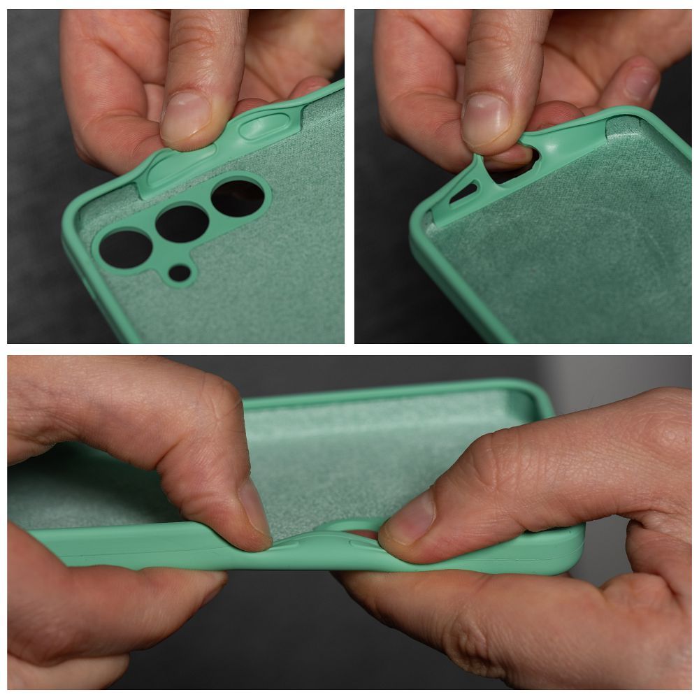 XIAOMI REDMI NOTE 13 5G menta SZILIKON 2mm-es tok