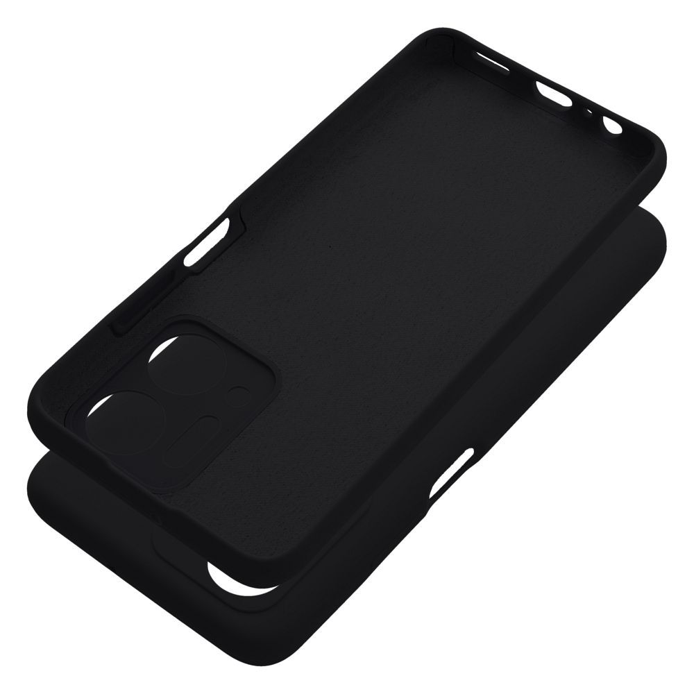 HONOR X7A fekete SZILIKON 2mm-es tok
