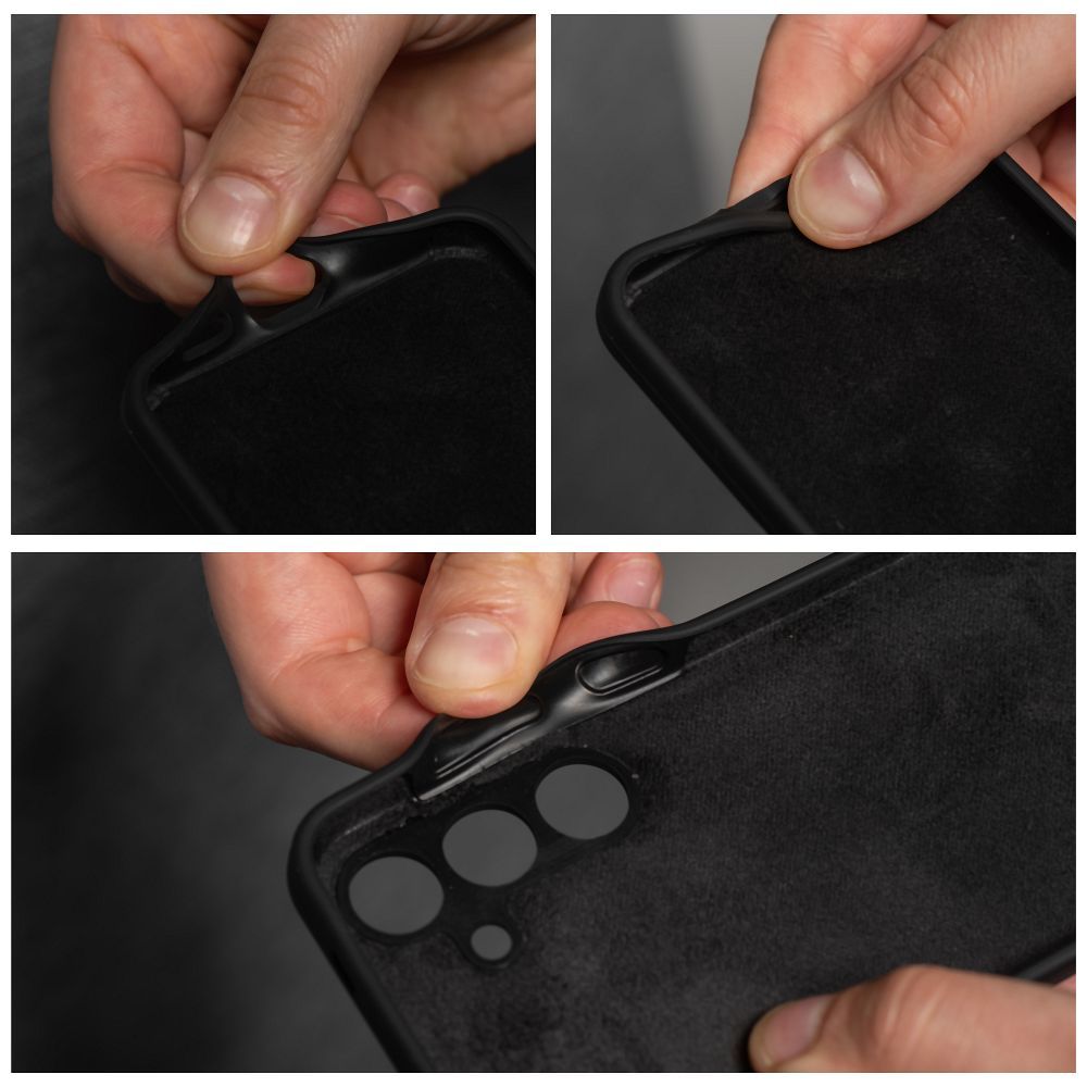 HONOR X7B fekete SZILIKON 2mm-es tok