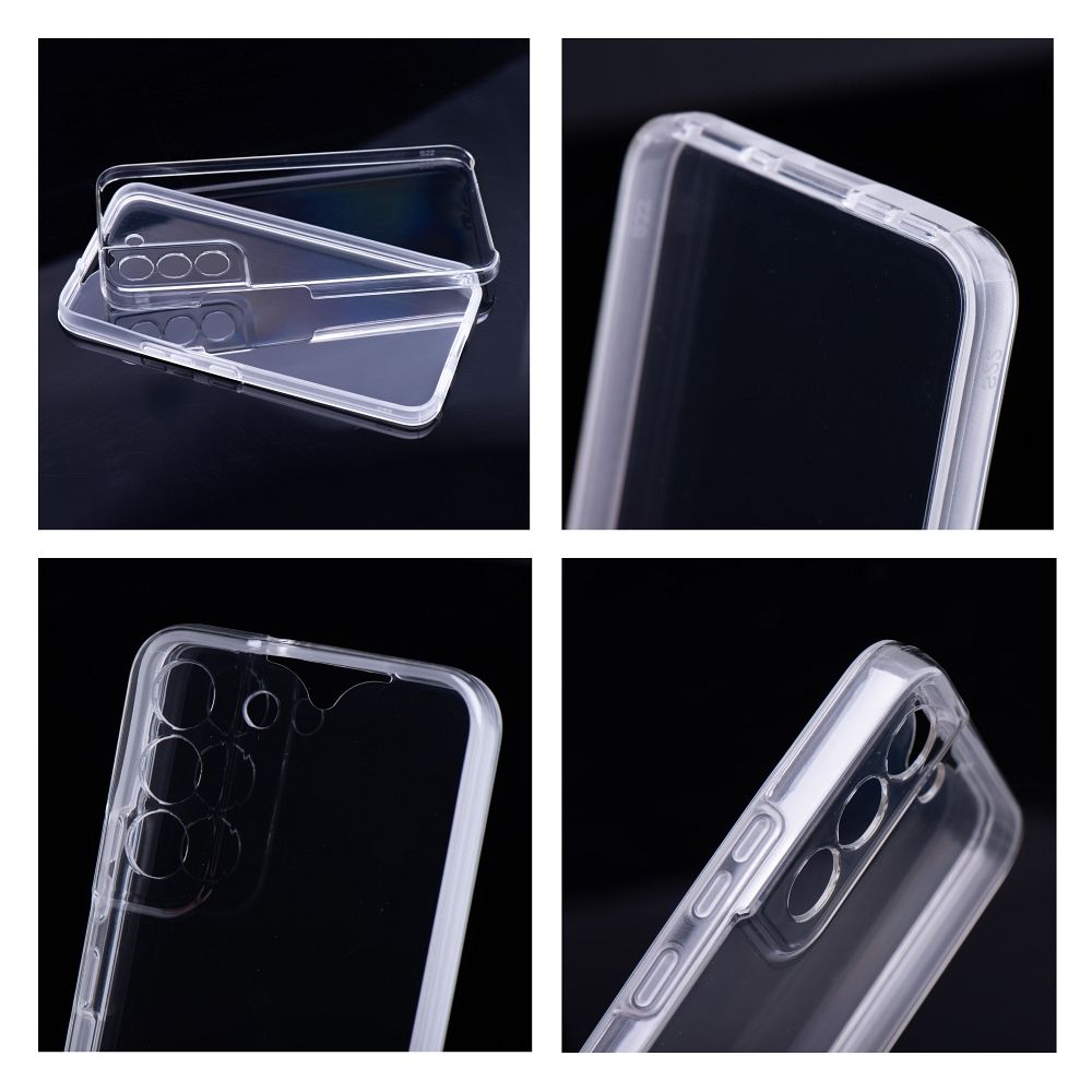 SAMSUNG Galaxy S22 átlátszó 360 FOKOS TELJES VÉDŐ TOK