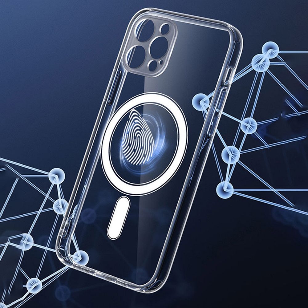 IPHONE 13 Pro Max Átlátszó MAG tok kameravédelemmel MagSafe-kompatibilis