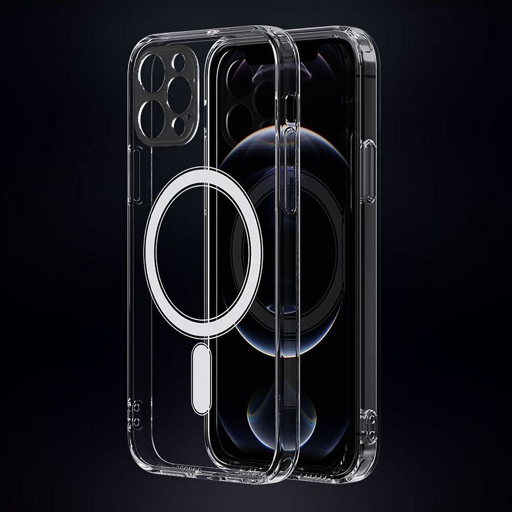 IPHONE 14 Pro Max Átlátszó MAG tok kameravédelemmel MagSafe-kompatibilis