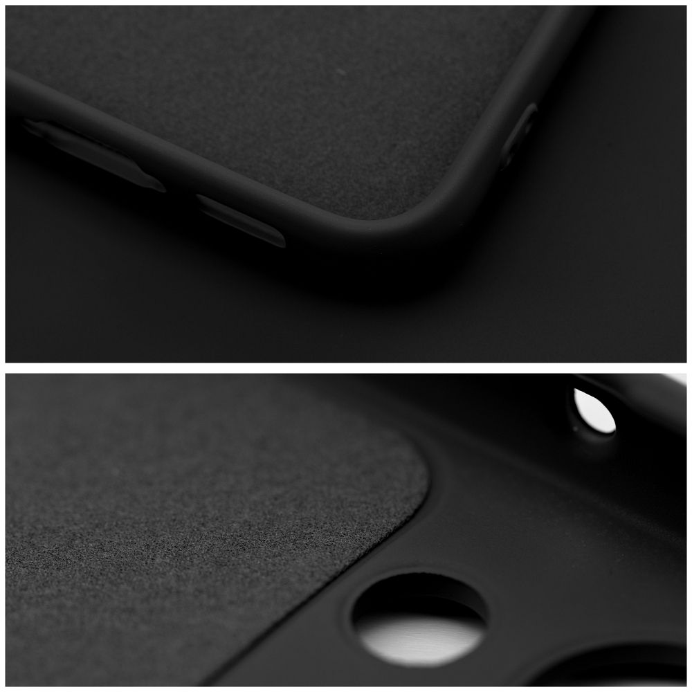 SAMSUNG Galaxy S23 Ultra fekete SZILIKON tok