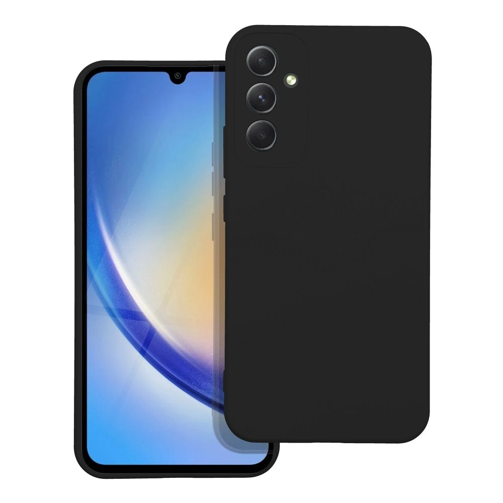 SAMSUNG Galaxy A34 5G fekete SZILIKON tok