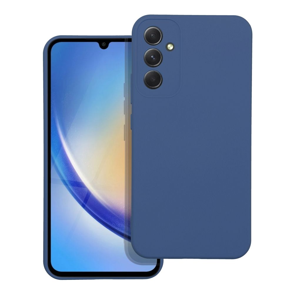SAMSUNG Galaxy A34 5G kék SZILIKON tok
