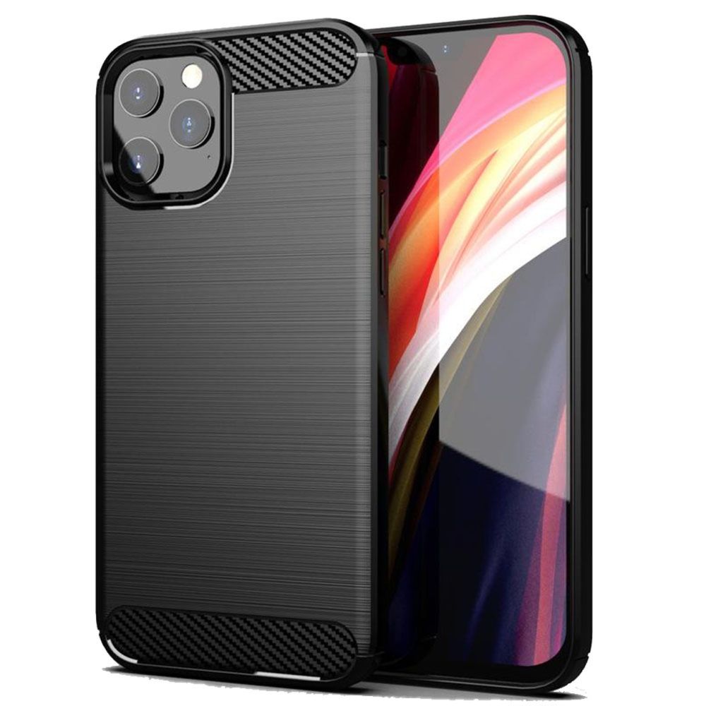 IPHONE 15 Pro fekete KARBON tok