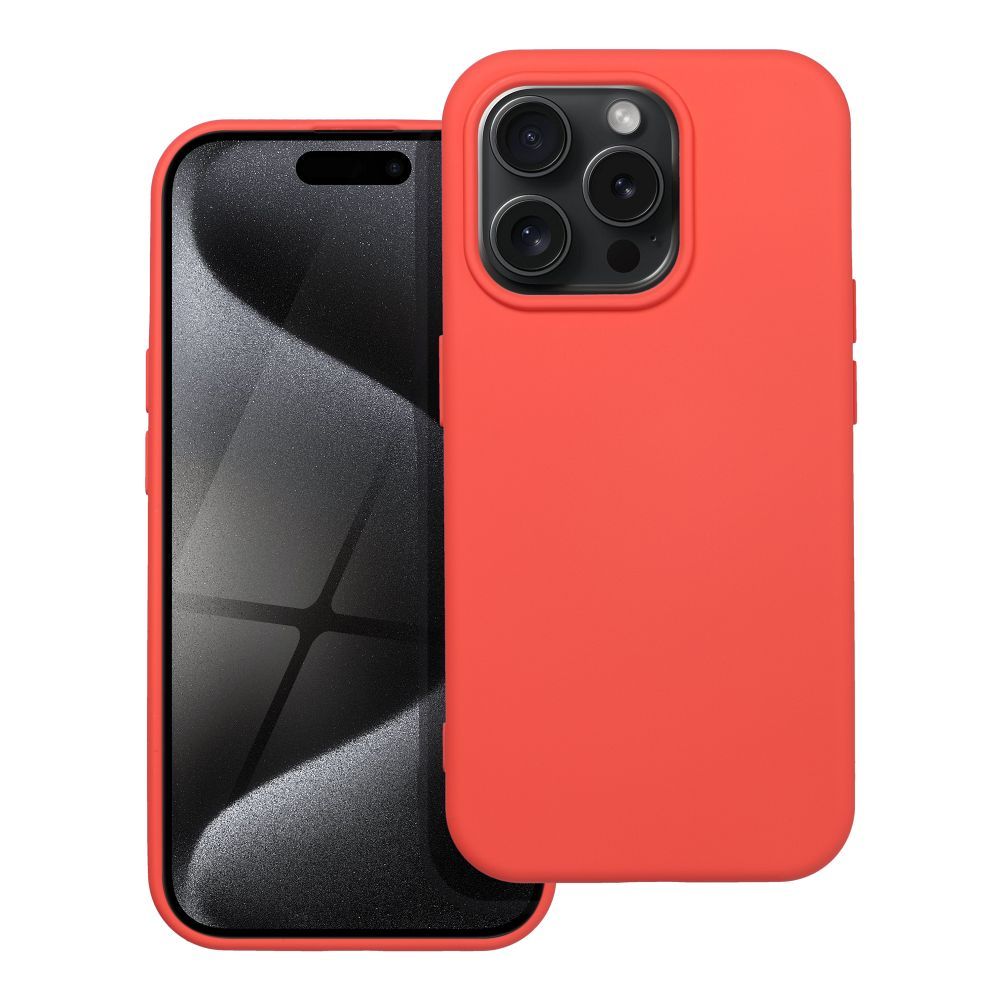 IPHONE 15 Pro Peach SZILIKON tok