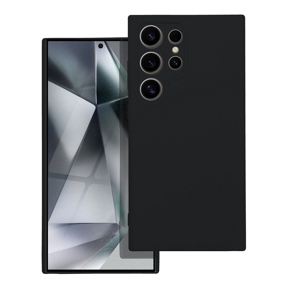 SAMSUNG Galaxy S24 Ultra fekete SZILIKON tok
