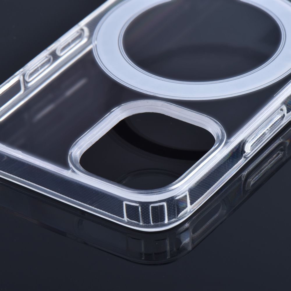 SAMSUNG Galaxy S24 Ultra Átlátszó MAG tok MagSafe-kompatibilis