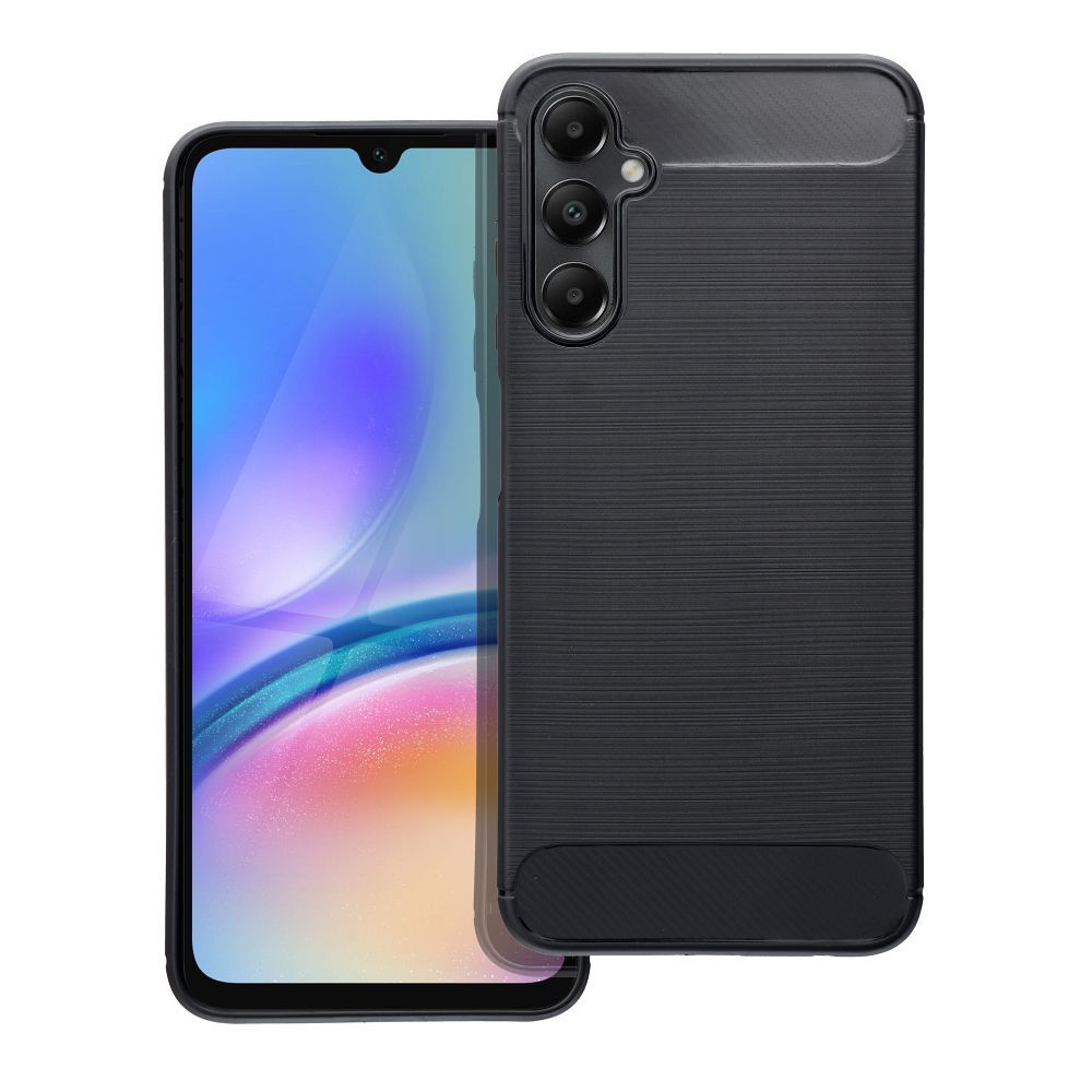SAMSUNG Galaxy A05s fekete KARBON tok
