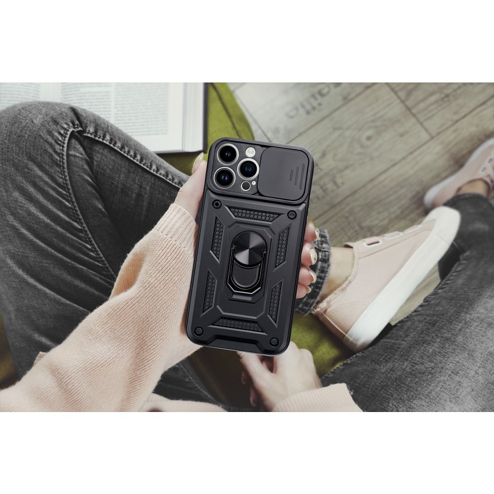SAMSUNG Galaxy A35 5G fekete SLIDE ARMOR tok