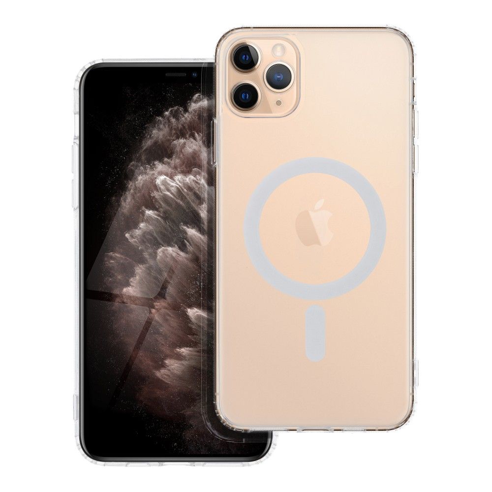 IPHONE 11 Pro Max átlátszó FROST MAG tok kameravédelemmel MagSafe-kompatibilis