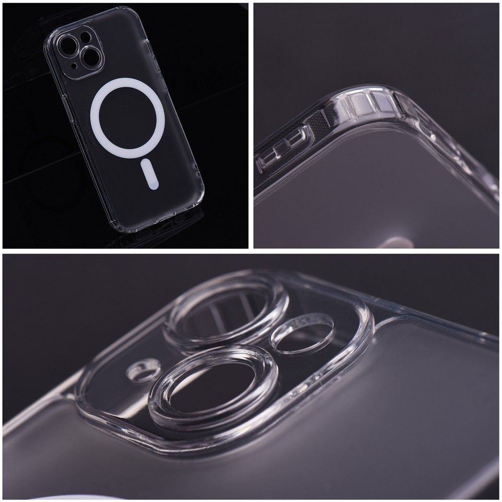IPHONE 11 Pro Max átlátszó FROST MAG tok kameravédelemmel MagSafe-kompatibilis