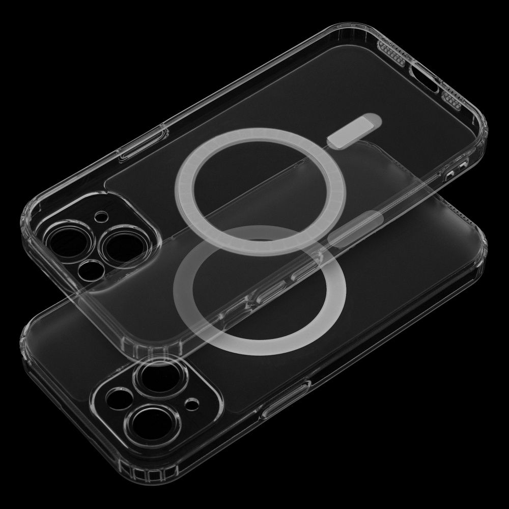 IPHONE 12 Pro Max átlátszó FROST MAG tok kameravédelemmel MagSafe-kompatibilis
