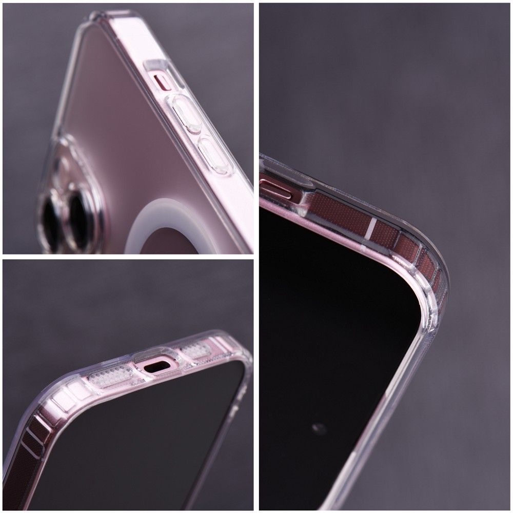 IPHONE 12 Pro Max átlátszó FROST MAG tok kameravédelemmel MagSafe-kompatibilis