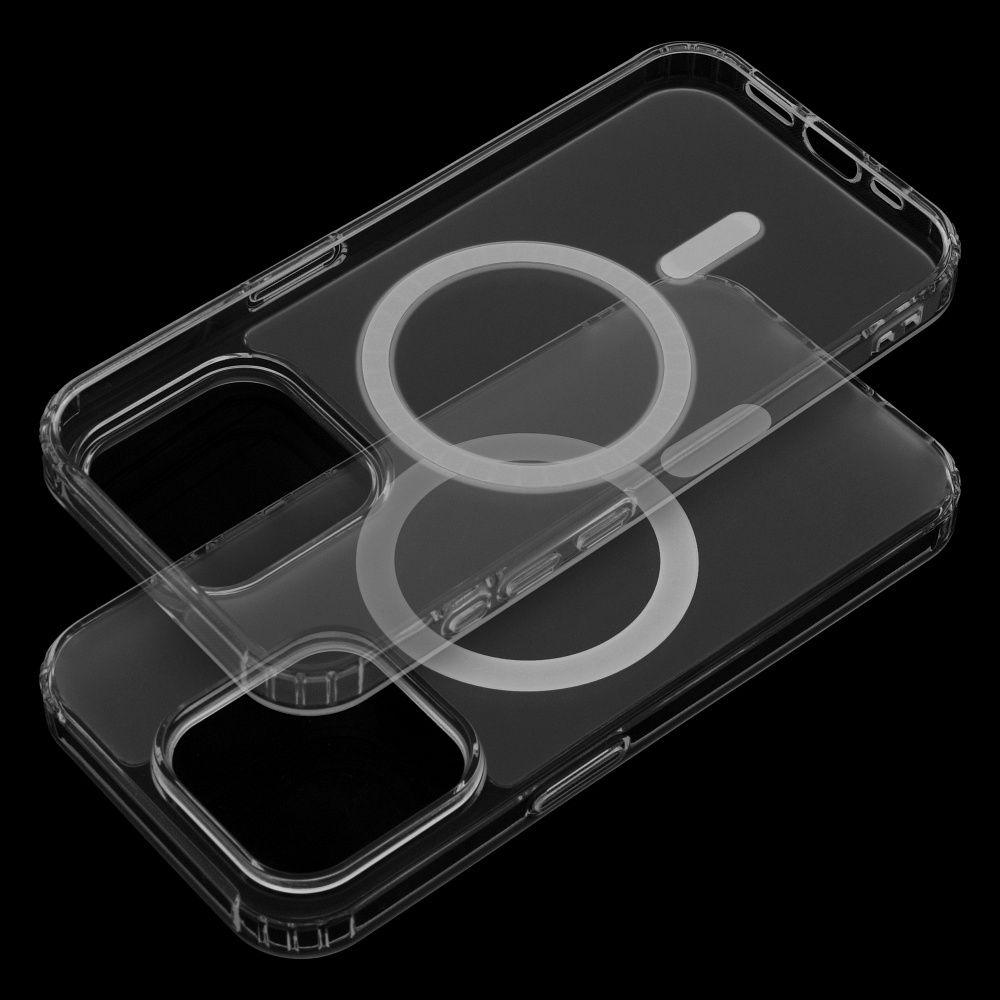 SAMSUNG Galaxy S24 Plus átlátszó FROST MAG tok MagSafe-kompatibilis