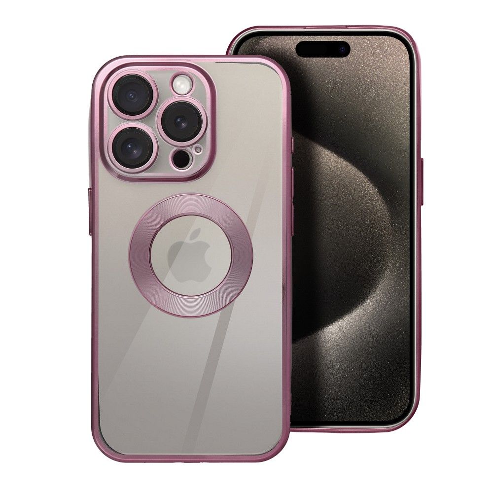 IPHONE 12 rózsaszín GLAM Tok