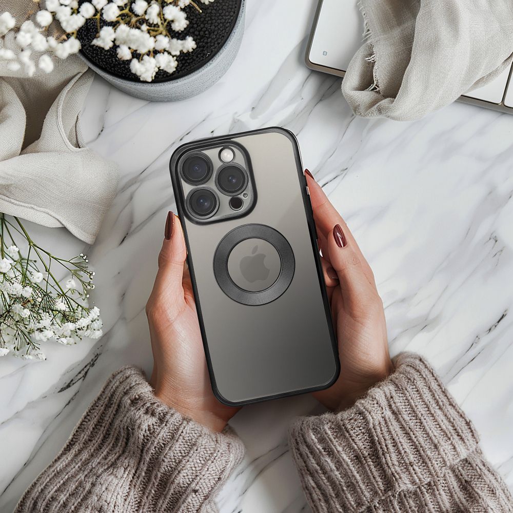 IPHONE 13 fekete GLAM Tok