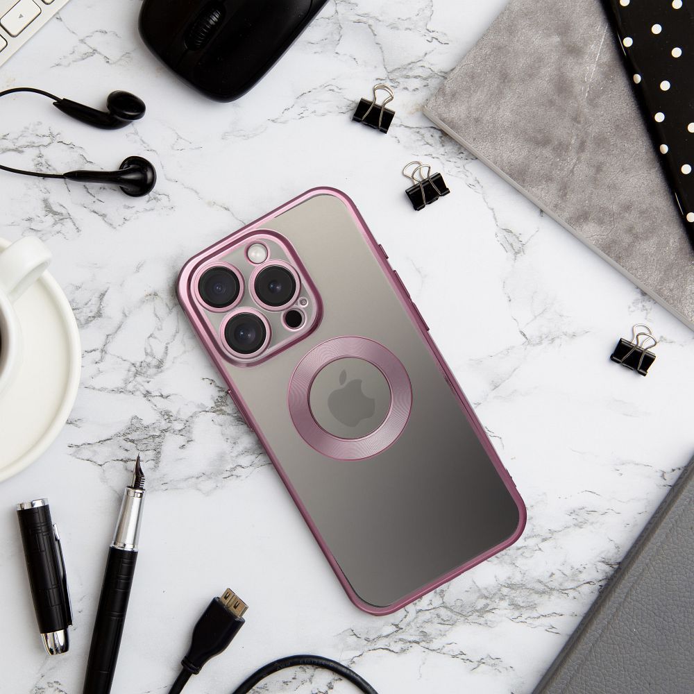 IPHONE 14 rózsaszín GLAM Tok