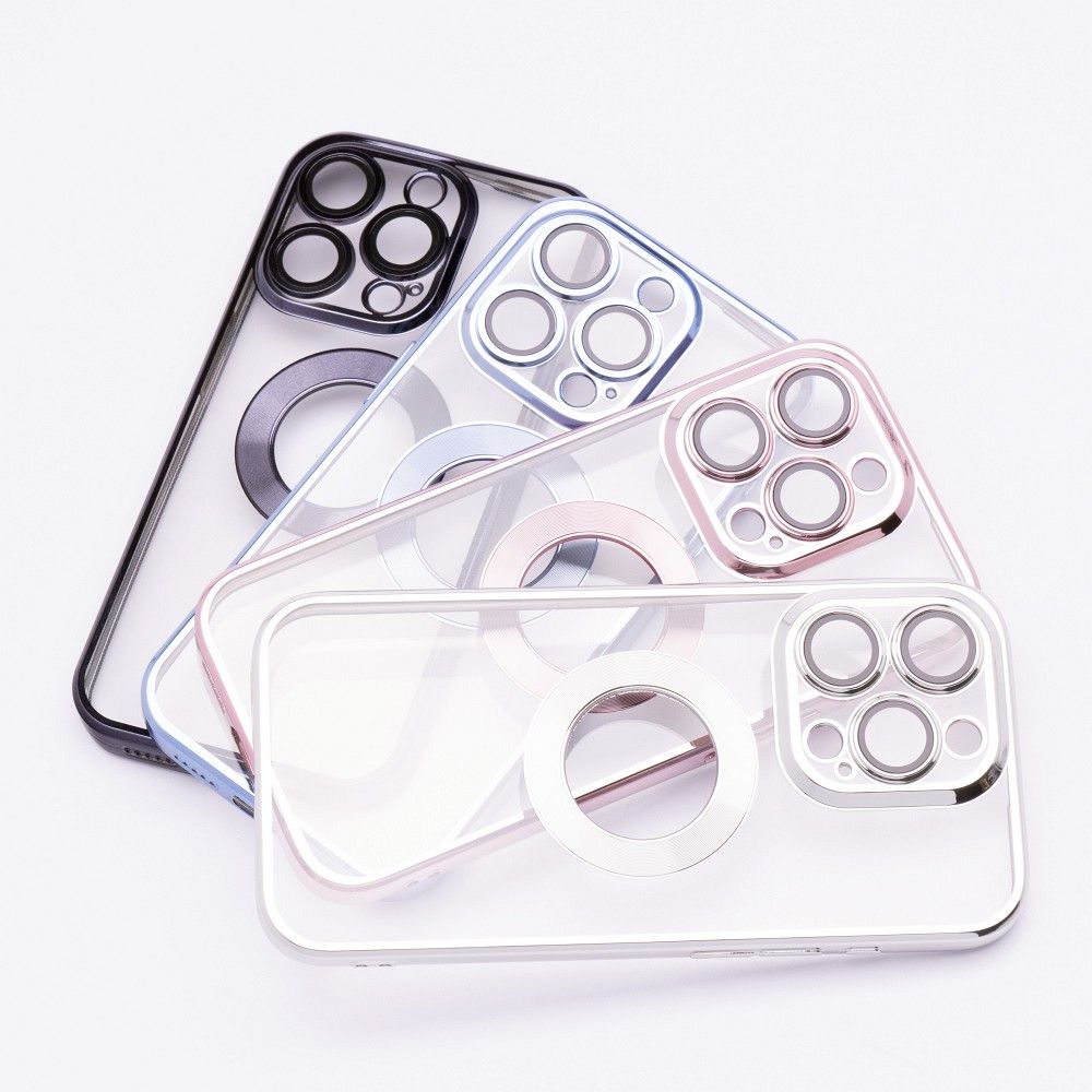 IPHONE 15 Pro fekete GLAM Tok