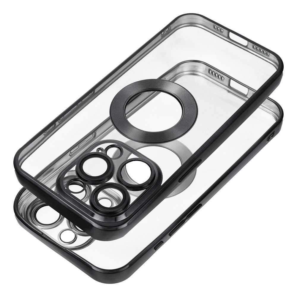 IPHONE 15 Pro Max fekete GLAM Tok