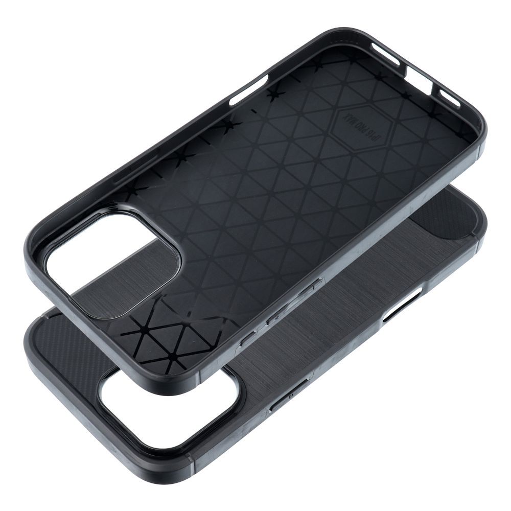 IPHONE 16 Pro Max fekete KARBON tok