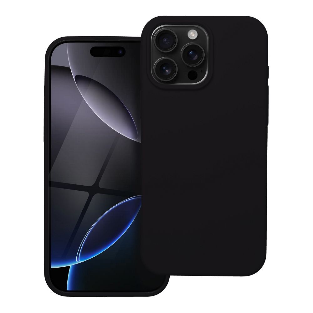 IPHONE 16 Pro Max fekete SZILIKON tok