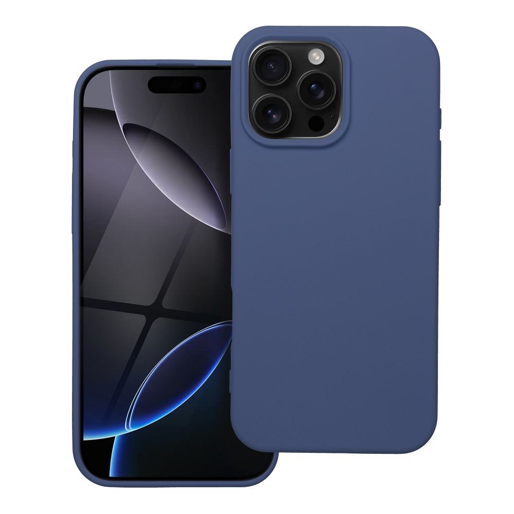 IPHONE 16 Pro Max kék SZILIKON tok