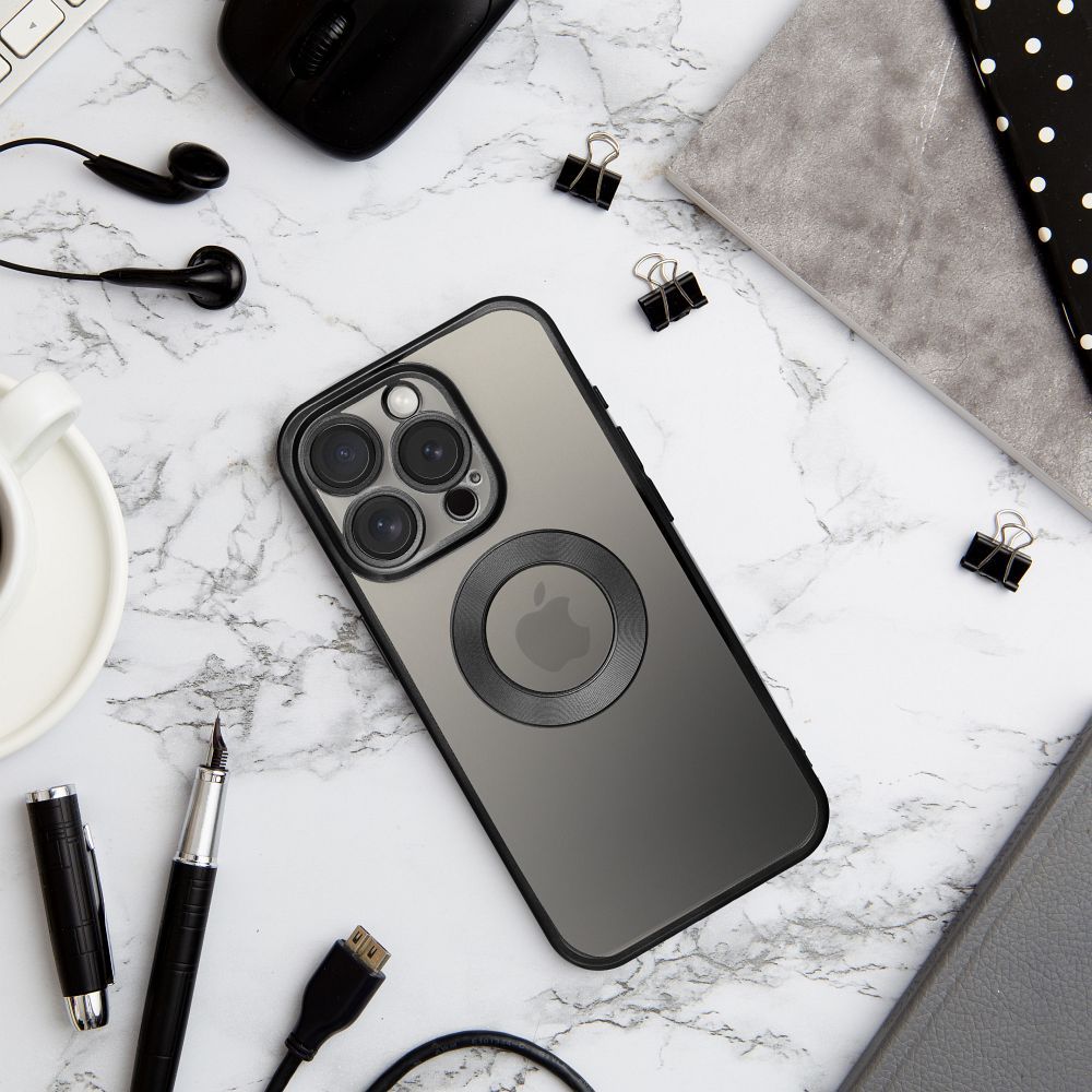 IPHONE 16 fekete GLAM Tok