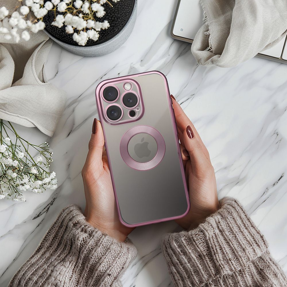 IPHONE 16 Pro rózsaszín GLAM Tok